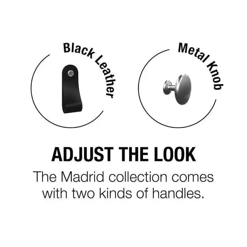 21-inch Tall 2-Drawer Nightstand End Table, Jackson Hickory