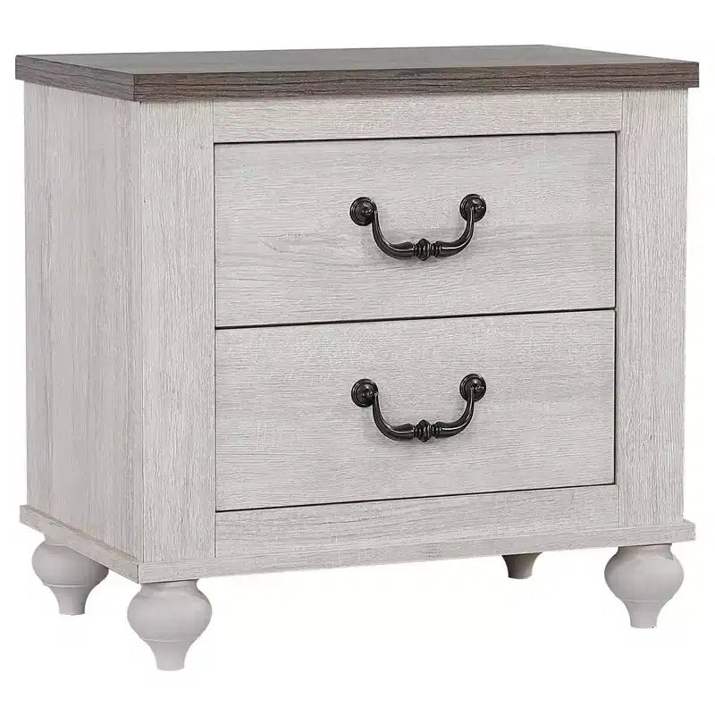 Coaster,Stillwood 2-drawer Nightstand Vintage Linen