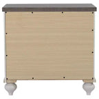 2-Drawer Nightstand Vintage Linen