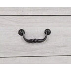 2-Drawer Nightstand Vintage Linen