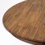 Round Dining Table with Pedestal