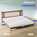 6 Inch Green Tea Memory Foam Mattress Cooling Gel Infused Mattress