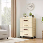 Multifunctional Storage Cabinet - Mobile Drawer Organizer for Bedroom & Living Room