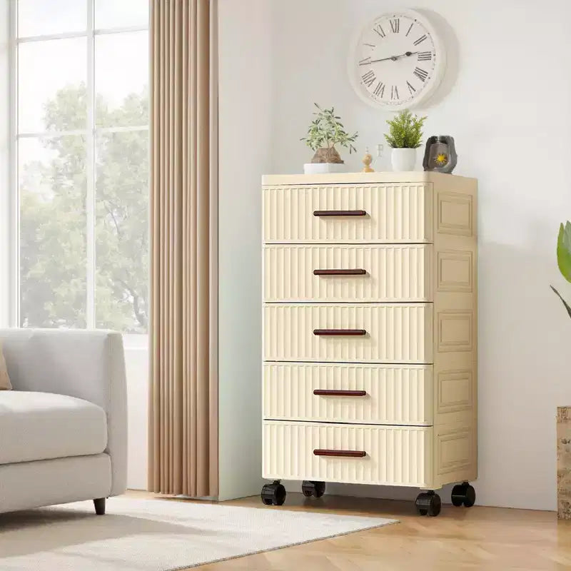 Multifunctional Storage Cabinet - Mobile Drawer Organizer for Bedroom & Living Room