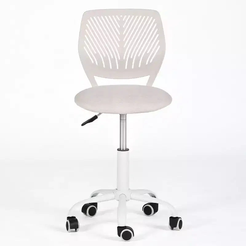 Adjustable Armless Swivel Study Chair for Kids, Dorm & Small Home Office