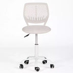 Adjustable Armless Swivel Study Chair for Kids, Dorm & Small Home Office