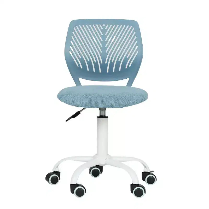 Adjustable Armless Swivel Study Chair for Kids, Dorm & Small Home Office