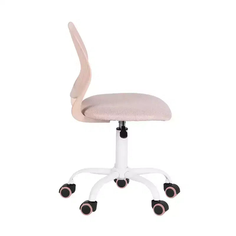 Adjustable Armless Swivel Study Chair for Kids, Dorm & Small Home Office