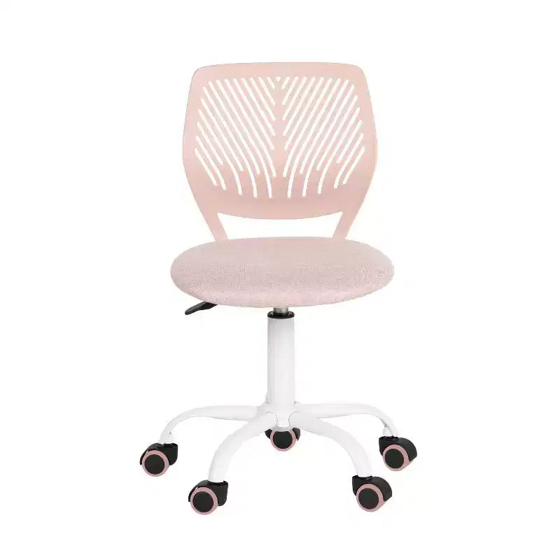 Adjustable Armless Swivel Study Chair for Kids, Dorm & Small Home Office