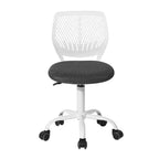 Adjustable Armless Swivel Study Chair for Kids, Dorm & Small Home Office