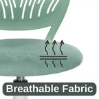 Adjustable Armless Swivel Study Chair for Kids, Dorm & Small Home Office