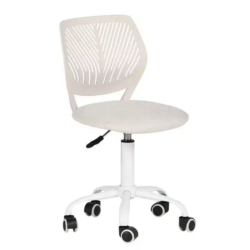 Adjustable Armless Swivel Study Chair for Kids, Dorm & Small Home Office