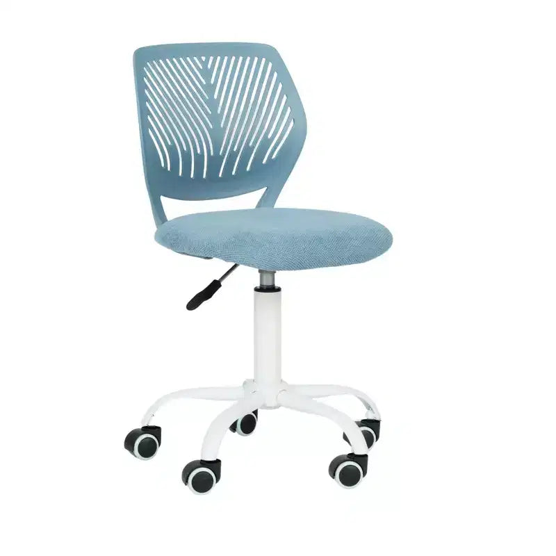 Adjustable Armless Swivel Study Chair for Kids, Dorm & Small Home Office