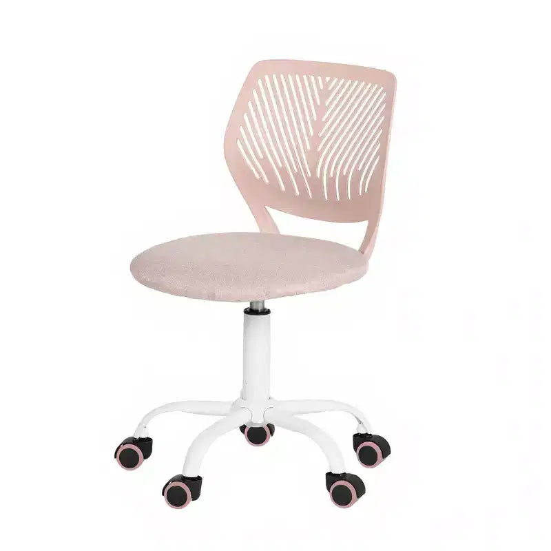 Adjustable Armless Swivel Study Chair for Kids, Dorm & Small Home Office