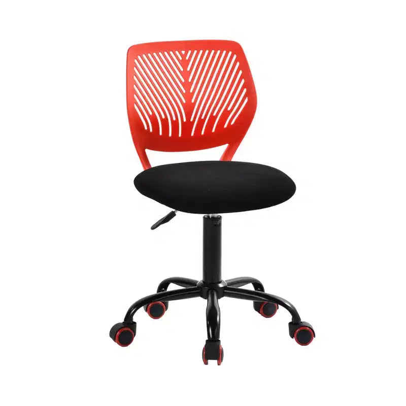 Adjustable Armless Swivel Study Chair for Kids, Dorm & Small Home Office