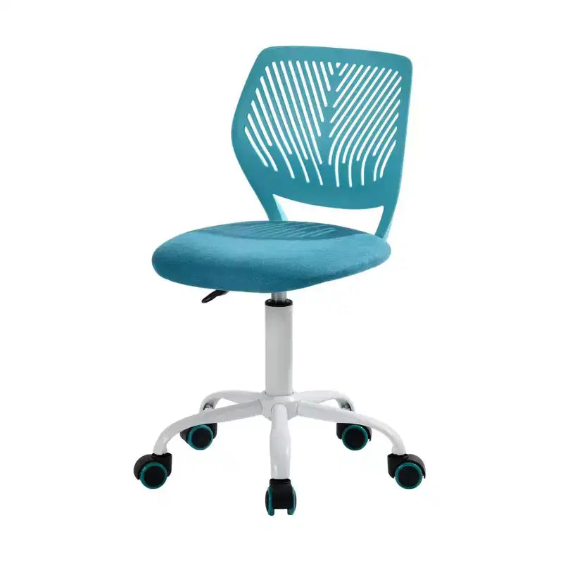 Adjustable Armless Swivel Study Chair for Kids, Dorm & Small Home Office