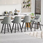Elegant 360 Swivel Bar Stool Stylish Design with Plush Cushion & Sturdy Build