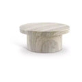 Meridian Furniture,Legatto Travertine Travertine Finish Concrete Coffee Table