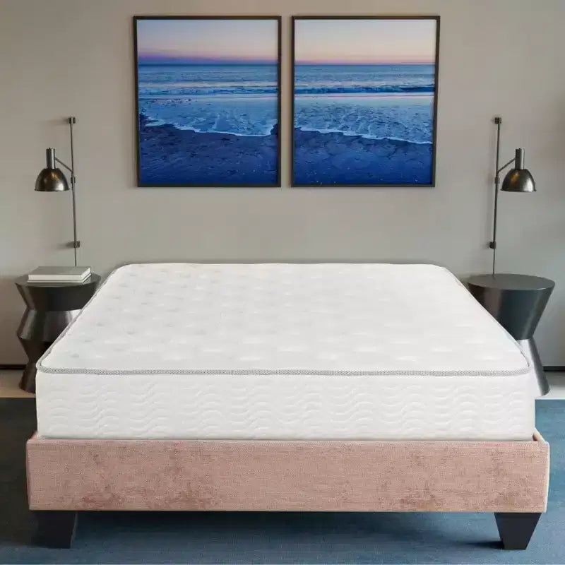 Okak Modern 9Inch Pocket Coil Spring Hybrid Mattress with Pressure Relief for Comfy Sleep,Medium Feel Bed Mattresses