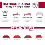 Modern 9 Inch Pocket Coil Spring Hybrid Mattress with Pressure Relief for Comfy Sleep, Medium Feel Bed Mattresses
