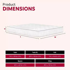 Modern 9 Inch Pocket Coil Spring Hybrid Mattress with Pressure Relief for Comfy Sleep, Medium Feel Bed Mattresses