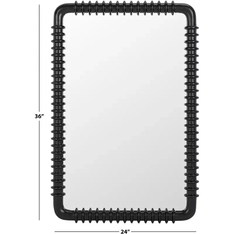 Aria Mirror - 24 x 36 - Black