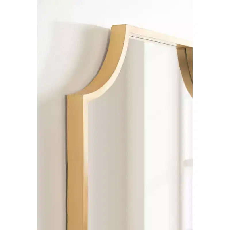 Scalloped Arch Framed Wall Mirror