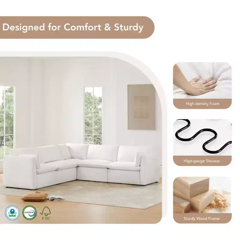 Modular Sectional Couch for Living Room