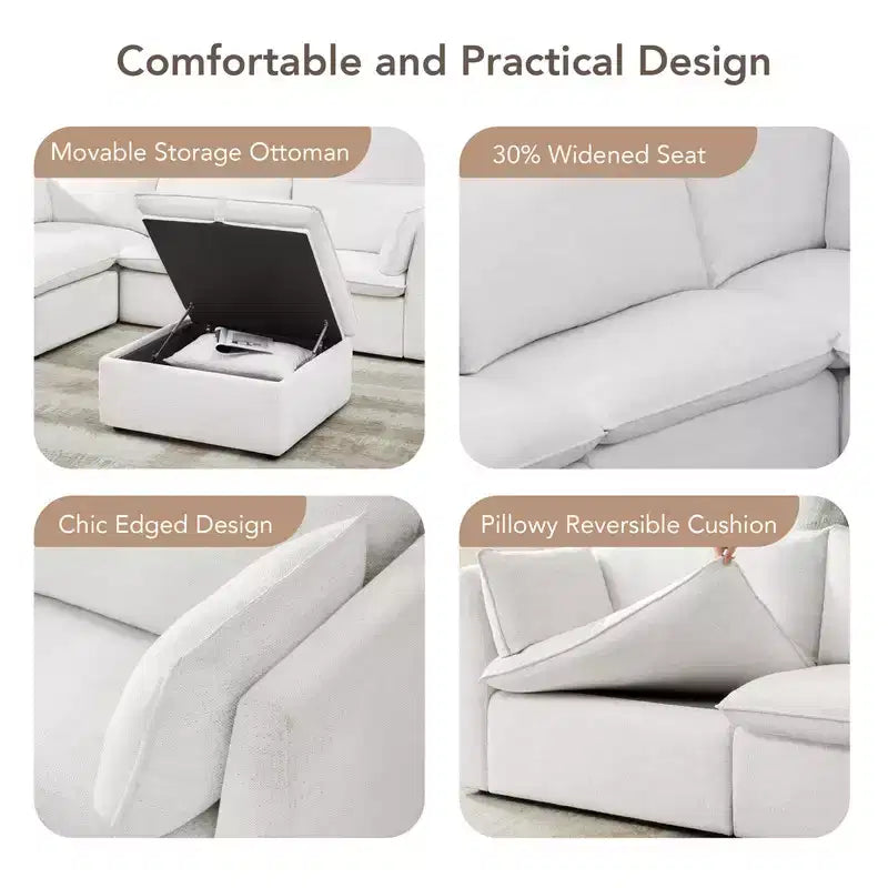 Modular Sectional Couch for Living Room