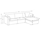 Modular Sectional Couch for Living Room