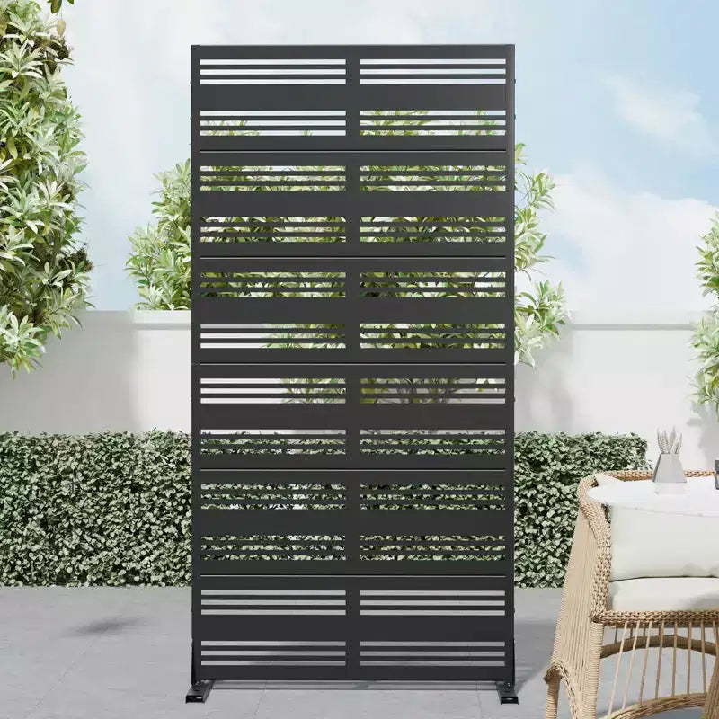 72 H Dovelina Outdoor Privacy Screen Decorative Garden Fence