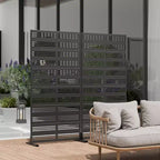 72 H Outdoor Privacy Screen Decorative Garden Fence