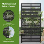 72 H Outdoor Privacy Screen Decorative Garden Fence