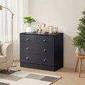 Karl Home 4-Drawer Pink Particle Board 25.98in. W Chest of Drawer