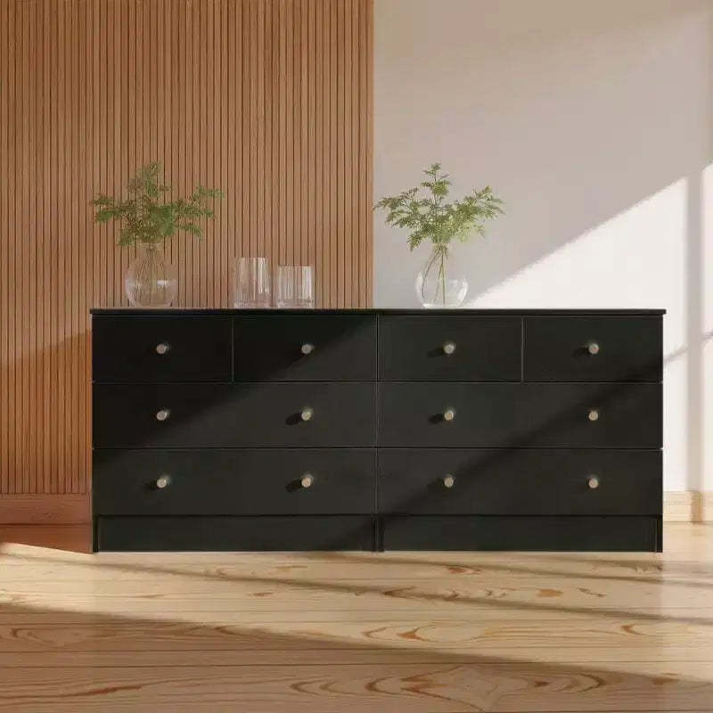 4-Drawer Pink Particle Board 25.98in. W Chest of Drawer