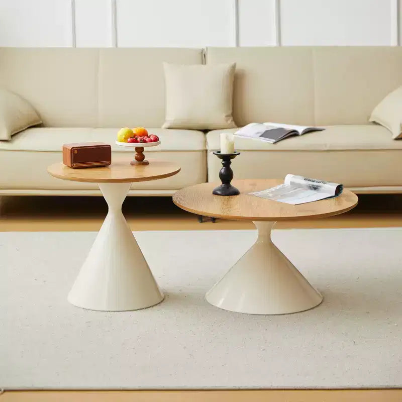 Henriette Modern Round Nesting Coffee Table Set