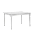 HomeRoots 48 White Solid Wood Dining Table
