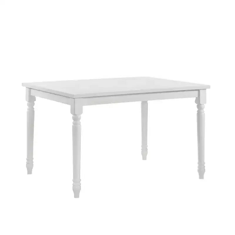 HomeRoots 48 White Solid Wood Dining Table